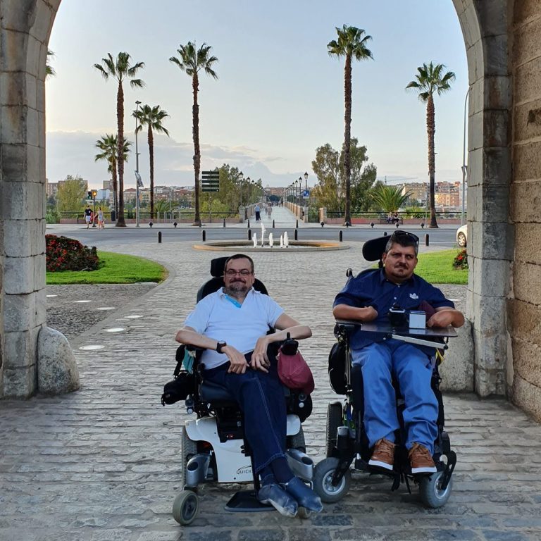 José y Luis, fundadores de la asociación Viva el Badajoz